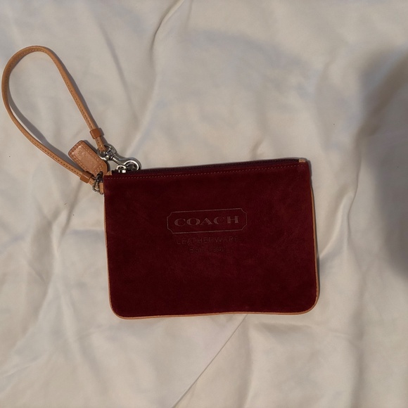 Coach suede wristlet - Picture 2 of 3